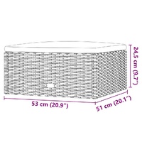5 Piece Garden Lounge Set with Cushions Grey Poly Rattan
