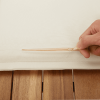 15 Piece Garden Dining Set with Cushions Beige Poly Rattan
