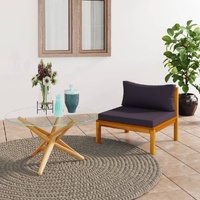 Corner Sofas with Cushions Solid Acacia Wood