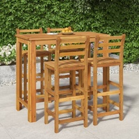 Garden Dining Set Solid Wood Acacia