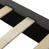Bed Frame Mattress Foundation (Dark Grey) Äì Double