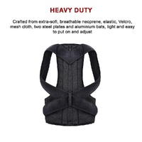 Lower Back Brace Unisex Posture Corrector Lumbar Support - Large