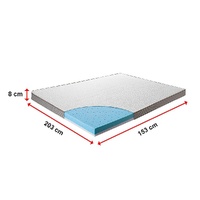 Queen Cooling Gel Memory Foam Mattress Topper – CertiPUR-US Certified Foam