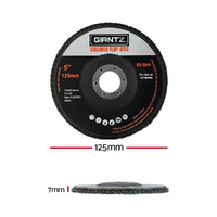 100 PCS Zirconia Sanding Flap Disc 5" 125mm 80Grit Angle Grinding Wheel