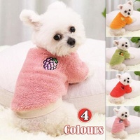 XS Puppy Pet Dog Fleece Warm Jumper Sweater Coat Small Yorkie Chihuahua Cat Clothes