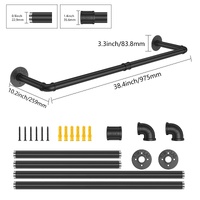 Clothing Racks for Hanging Garment Rack Industrial Pipe Garment Rack Drying Rack