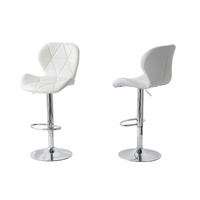 2 Comfortable Bar Stools w Adjustable Height 90-112cm Bar Stools & Chairs