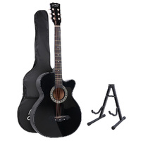 38 Inch Acoustic Guitar Wooden Body Steel String