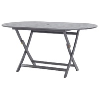 Folding Garden Table Solid Acacia Wood