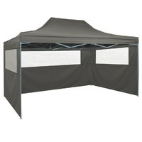Professional Folding Party Tent with 3 Sidewalls 3 by 4 m Steel