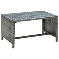 Coffee Table 70x40x38 cm Poly Rattan
