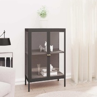 Sideboard 75x35x105 cm Steel and Glass