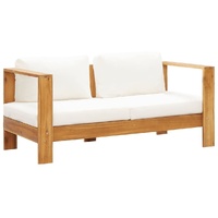 Garden Sofa Bench with Cushions Solid Acacia Wood