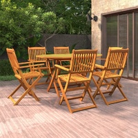 Garden Dining Set Solid Acacia Wood