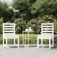 Garden Chairs 2 pcs Solid Wood Pine
