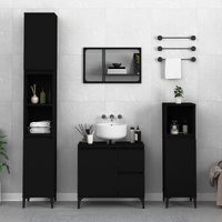 Bathroom Cabinet 30x30x190 cm Engineered Wood