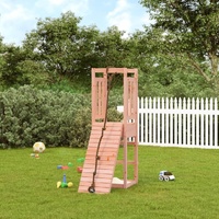 Playhouse with Climbing Wall Solid Wood