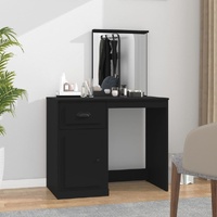 Dressing Table with Mirror Engineered Wood