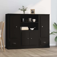 Highboards 3 pcs Engineered Wood
