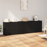 Sideboards 3 pcs Engineered Wood