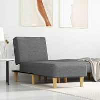 Chaise Longue Grey Fabric