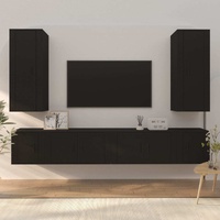 6 Piece TV Cabinet Set Engineered Wood