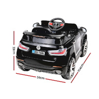 Kids Electric Ride On Car SUV BMW-Inspired X5 Toy Cars Remote 6V Black