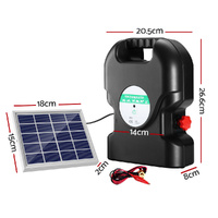 Fence Energiser 20KM Solar Powered 1.2J Electric