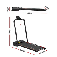Everfit 3 in 1 Walking Pad Treadmill 20% Auto Incline Under Desk Foldable Treadmills for Home With 40cm Wide Belt