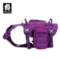 Whinhyepet Military Harness Purple L