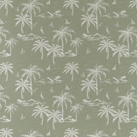 Cushion Cover-Coastal Fringe Natural-Postcards Sage-60cm x 60cm