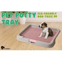 Dog Pet Potty Tray Training Toilet Portable T3 GREY