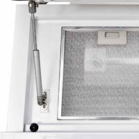 Range Hood Tempered Glass White 600 mm