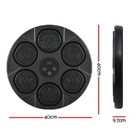 Everfit Music Boxing Machine Bluetooth Wall-Mounted Punch Target with LED Display & Gloves