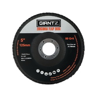 100 PCS Zirconia Sanding Flap Disc 5" 125mm 80Grit Angle Grinding Wheel