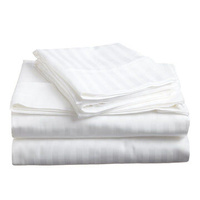 soft stripe microfibre sheet set queen