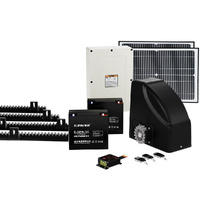 Automatic Sliding Gate Opener Kit Full Solar Electric