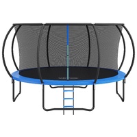 Vevor Trampoline Trampoline Enclosure Net Ladder Curved Pole Heavy Duty Trampoline Jumping Mat Spring Cover Padding