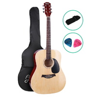 41 Inch Acoustic Guitar Wooden Body Steel String Dreadnought