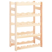 Wine Rack for Bottles Solid Wood Pine