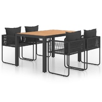 Garden Dining Set PVC Rattan