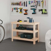 Work Bench Solid Wood Pine