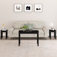 Nesting Tables 3 pcs Solid Wood Pine