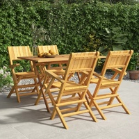 Garden Dining Set Solid Wood Teak