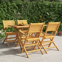 Garden Dining Set Solid Wood Teak