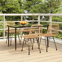 Garden Dining Set Poly Rattan