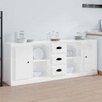 Sideboards 3 pcs Engineered Wood