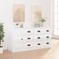 Sideboards 3 pcs Engineered Wood