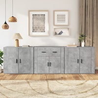 Sideboards 3 pcs Engineered Wood