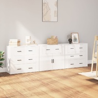 Sideboards 3 pcs Engineered Wood